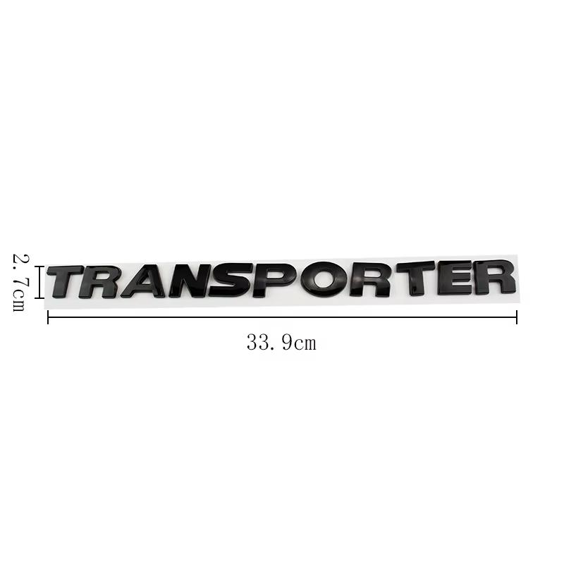 SVLHP1 3D ABS Car Trunk Letters Words Logo Badge Emblem Decals Sticker For Volkswagen VW TRANSPORTER T4 T5 T6 T7 T8 Styling Accessories