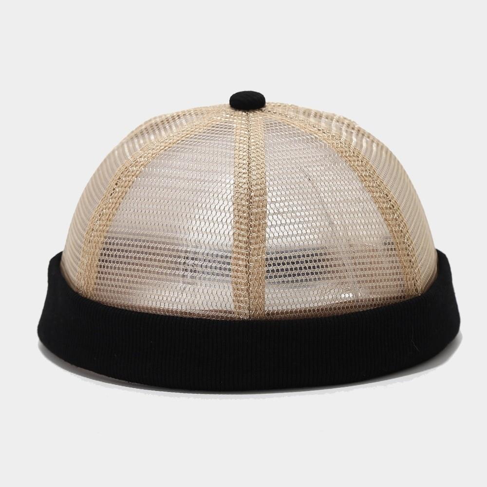 Brimless Mesh Brimless Skullcap Mesh Sailor Cap Classic Breathable Beanie Hat  Summer Season