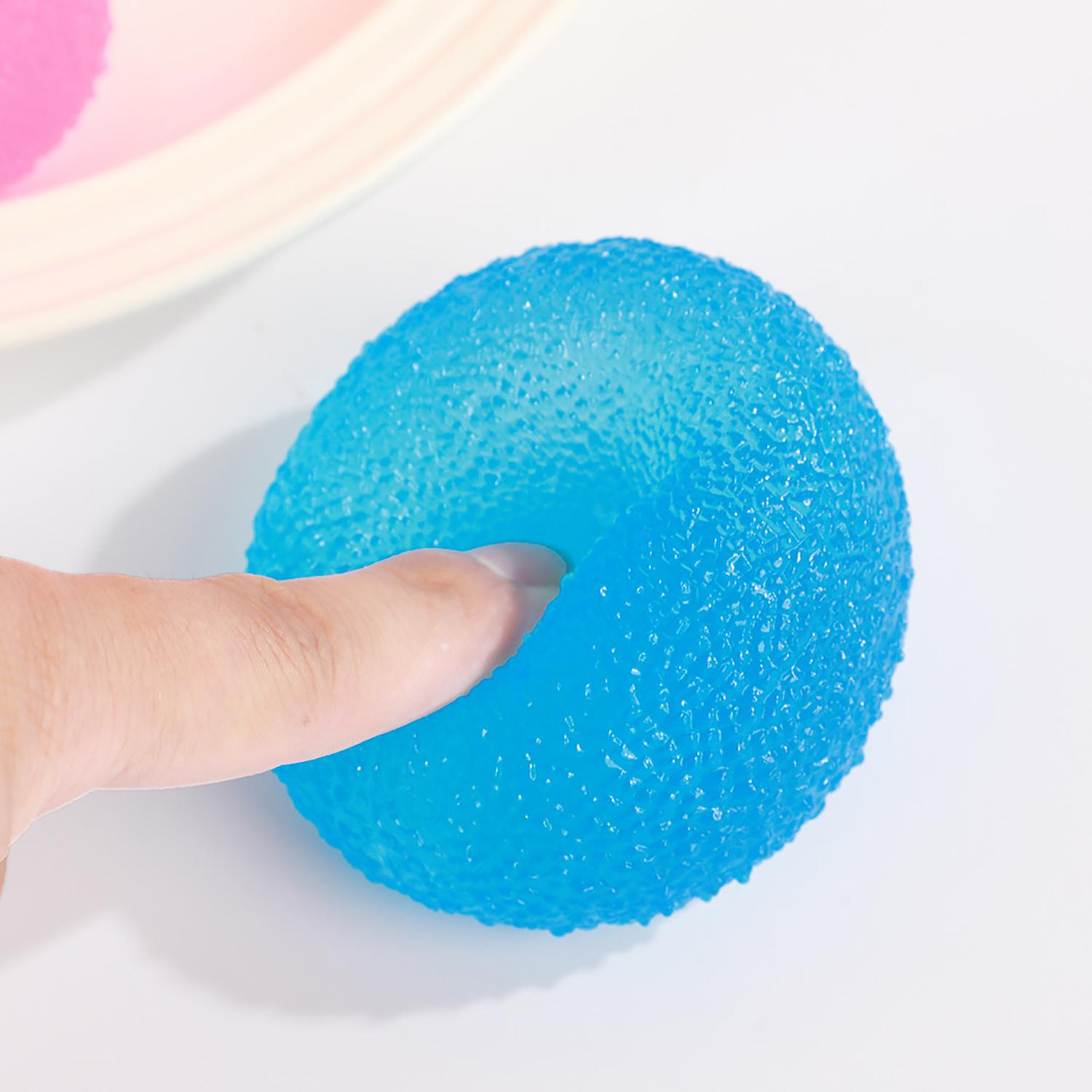 

Maltose Textured Stress Relief Squeeze Toy, Slow Rebound Soft Pinch Fidget Ball, Colorful Sensory Decompression Tool синий