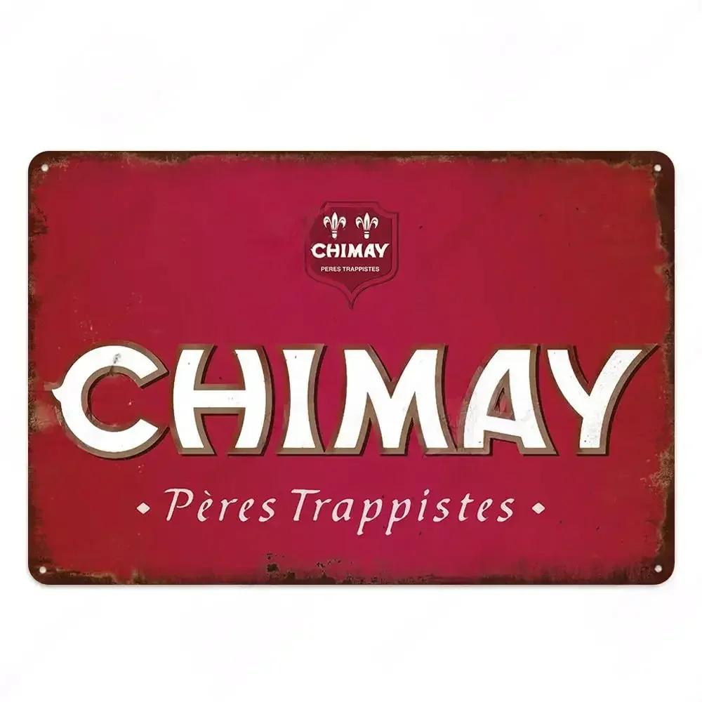 Beer Brand Tin Painting Plaque | Vintage Metal Sign for Bar, Club & Home Decor