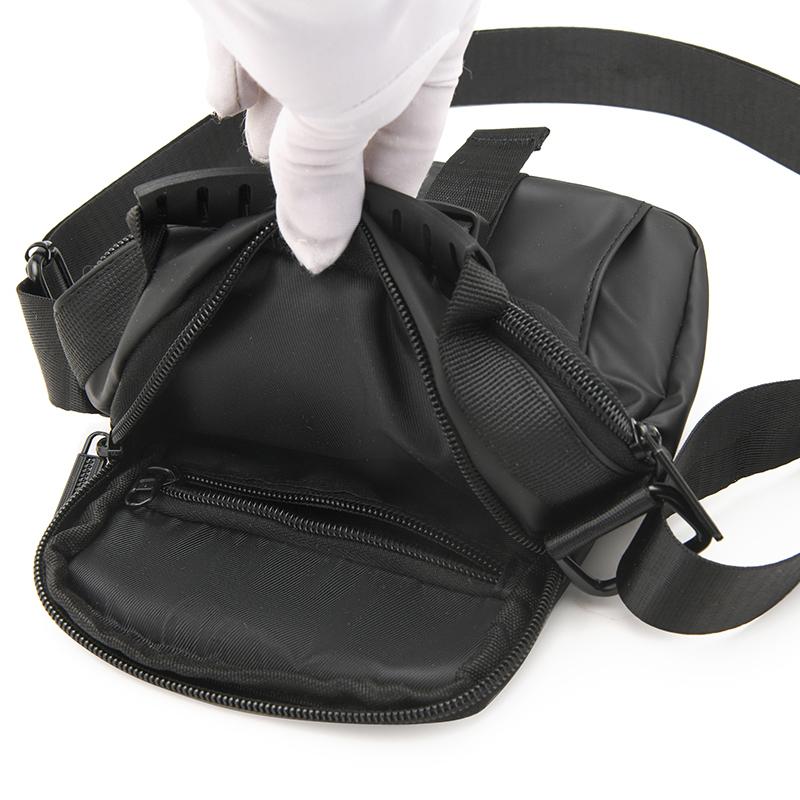 Borsa a tracolla impermeabile da uomo, borsa a tracolla verticale leggera, piccola borsa