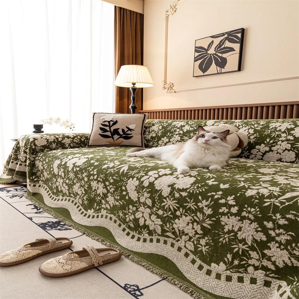 Soft Waxy Thickened Sofa Towel 2025 New Autumn and Winter One-piece Anti-slide Cover Cloth Towel