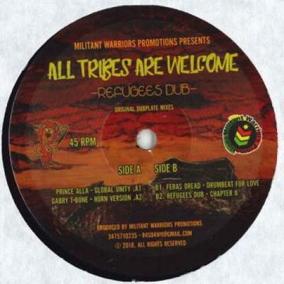 12inch Record PRINCE ALLA; GABRY T BONE / FERAS D - Global Unity; Solo Version / Drumbe MWP2018 Militant Warrio 2018 UK Reggae, Ska & Dub