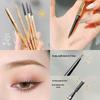 Little Gold Bar Double-Ended Eyebrow Pencil: Ultra-Fine, Waterproof, Sweatproof, Long-Lasting, No Smudge, Natural Misty Finish