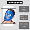 HOUSE OF BEAUTY Gel Face Mask With Adjustable Strap - Reusable Hot And Cold Compress Cryo Therapy At Home Ice Facial Mask - (Blue), (1 Count)