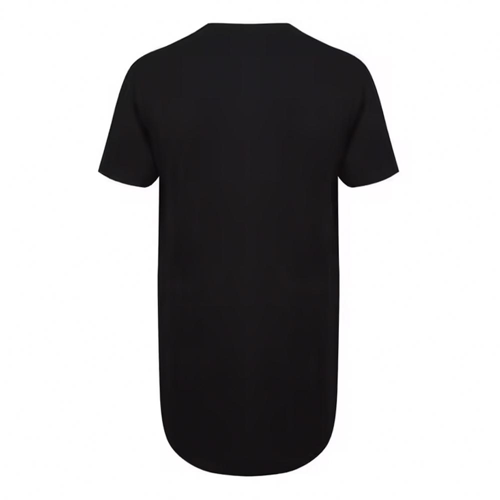 SF Men Mens Dipped Hem Longline T-Shirt