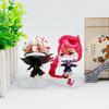 6 peças Dandadan anime Erkallen Estátua modelo Versão Q Figura de Ação Modelo de PVC Brinquedo Colecionável Decoração Presente de Mesa. Presentes de Brinquedo