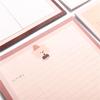 Korean Style Cute Little Bear Cartoon Plaid Sticky Notes for Journaling and Study, B5 Paper