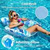 2 Pack Pool Inflatables, Inflatable Pool Floats, 4 IN 1 Swimming Pool Floats Hammock, Inflatable Pool Toys Water Hammock for Armchair Mattresses Seat 