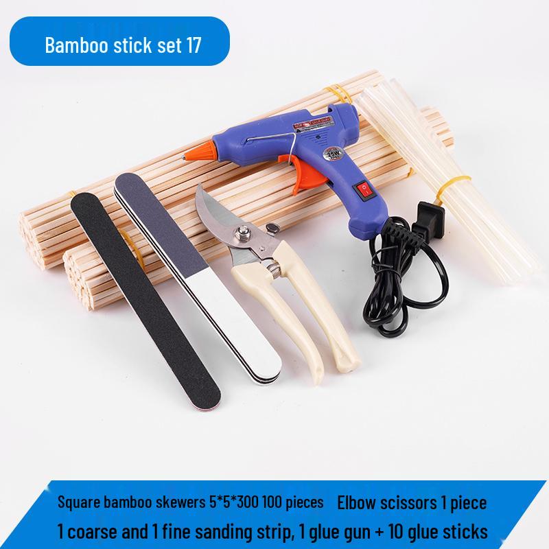 Bamboo and Wooden Craft Sticks: DIY Model Strips and Slices