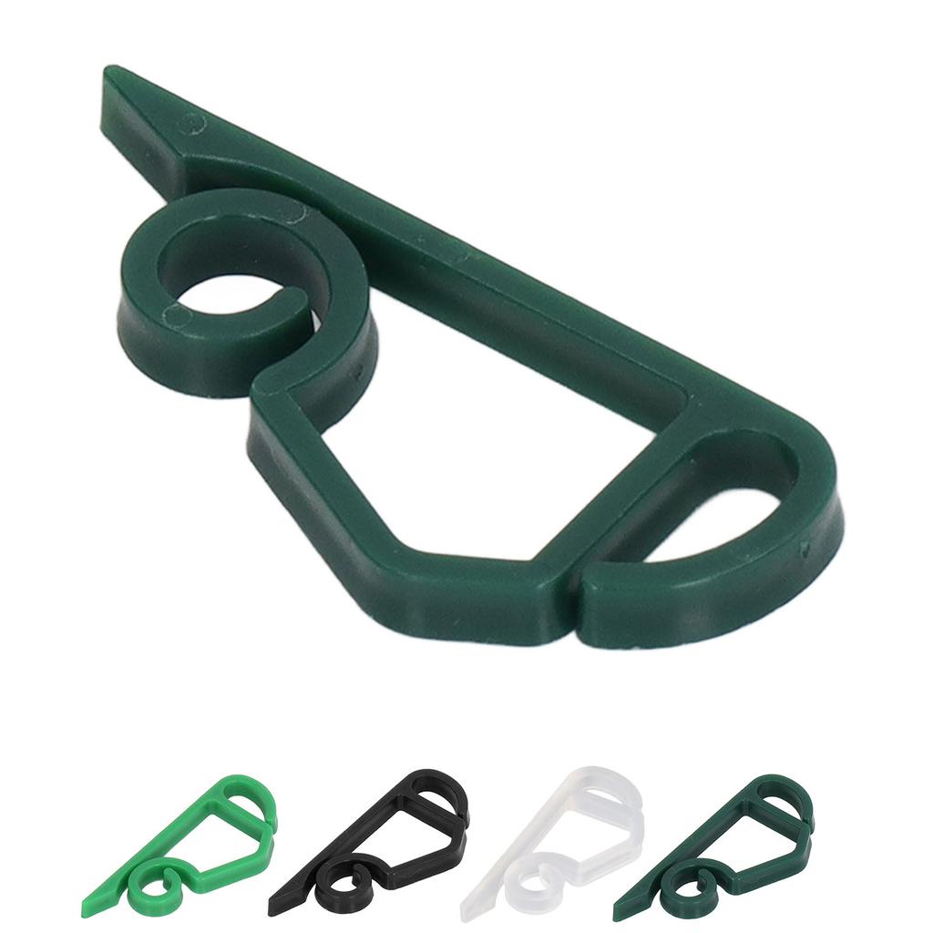 100 Stück Weihnachtslichter Rinnenklemmen Wiederverwendbare Wasserdichte Frostfeste Kunststoff Rinnenklemmen Lichterkette