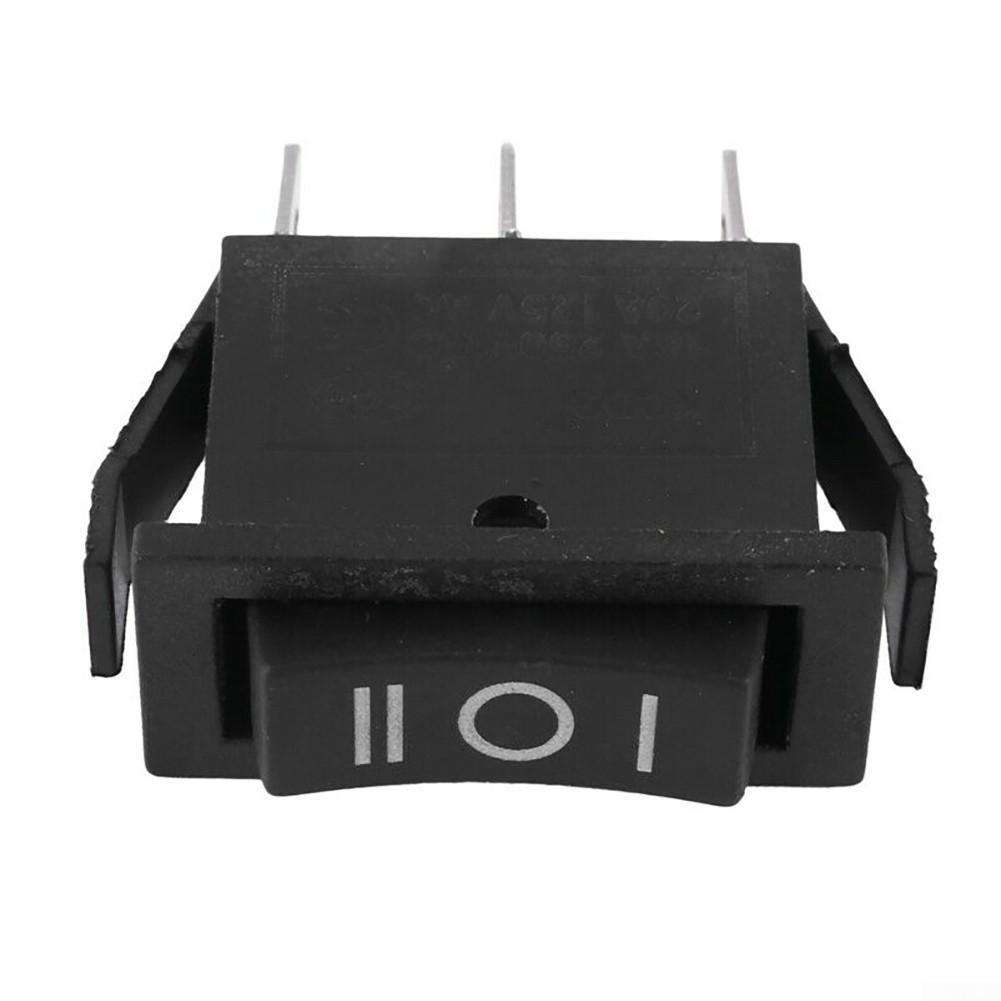 Rocker Switches 16A 250VAC 3 Position Accessory Black