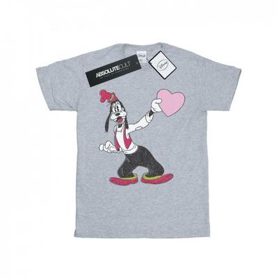 Womens/Ladies Goofy Love Heart Cotton Boyfriend T-Shirt