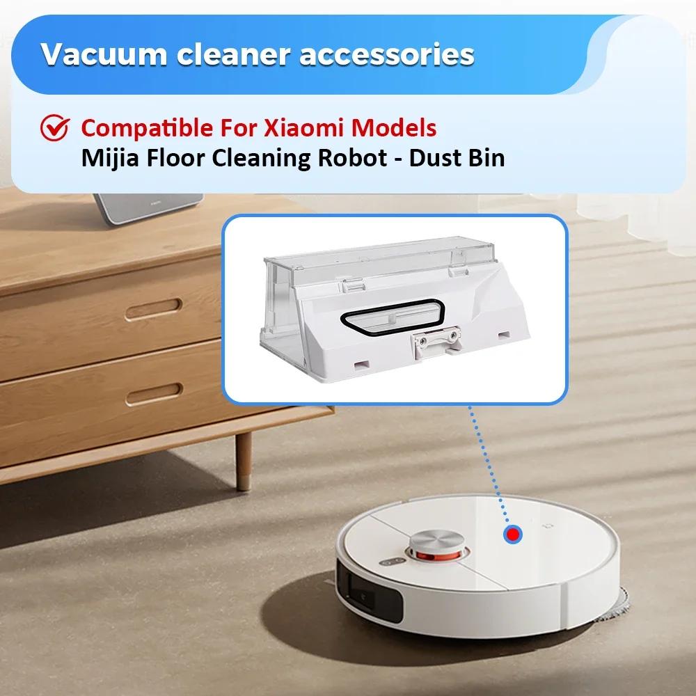 Dust Box Hepa Filter Parts For Roborock S5 S6 S50 S51 S52 S55 T4 T6 Vacuum Cleaner Robot Dustbin Box with Filter Accessroies