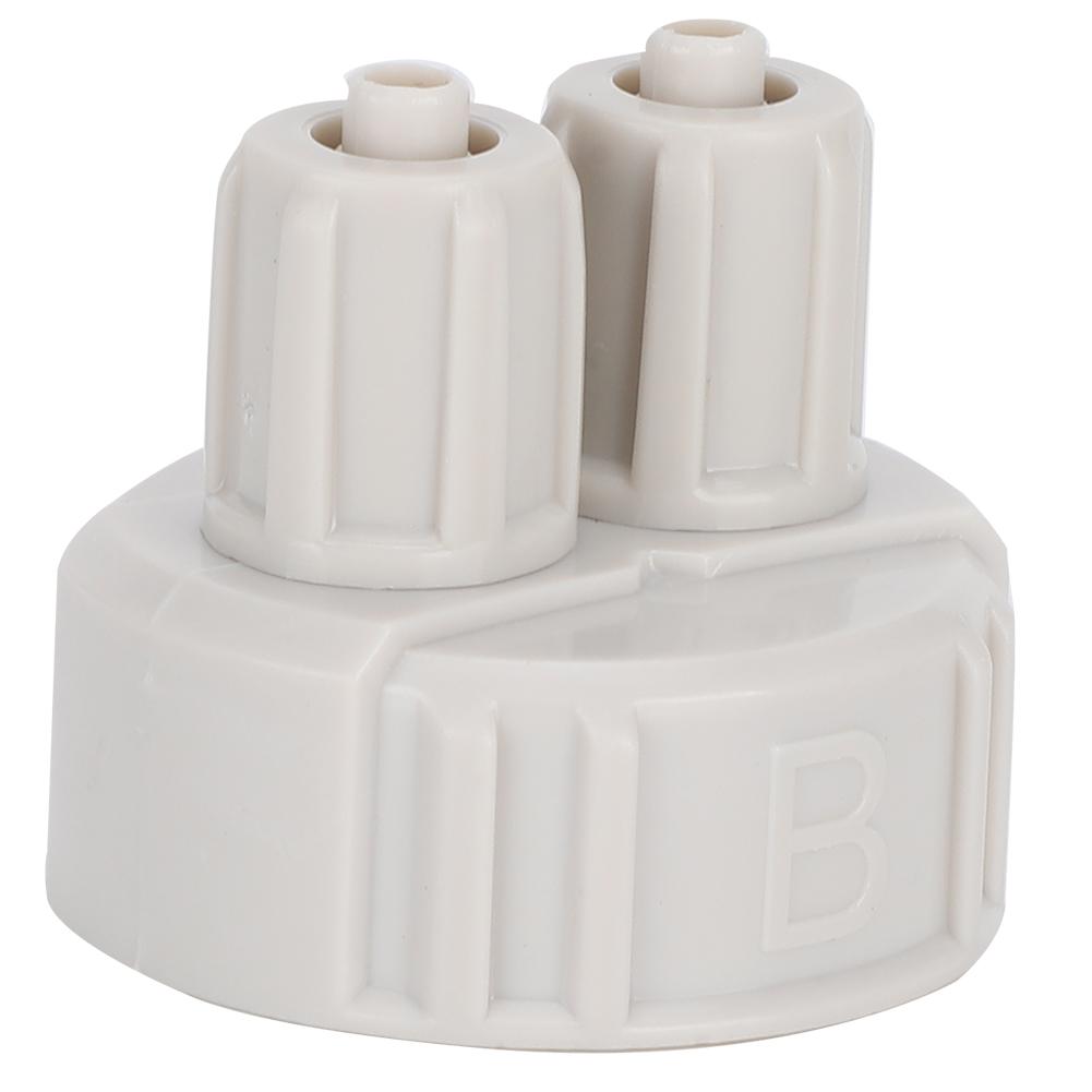 SelfControl CO2 Generator Quick Twisting Double Connector Bottle Capsule for Aquarium(B )