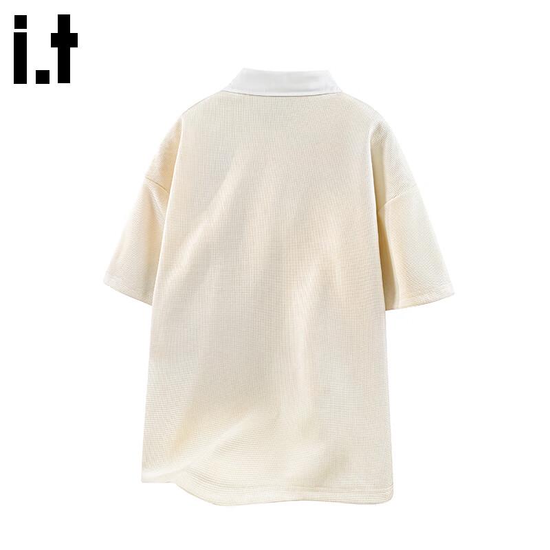 :CHOCOOLATEit Men's Faux Two-Piece Short Sleeve POLO Shirt