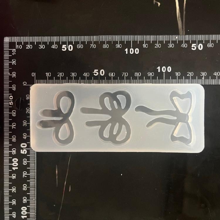 Silicone Pendant Mold Bowknot Shape Jewelry Making Supplies Hand Making Supplies