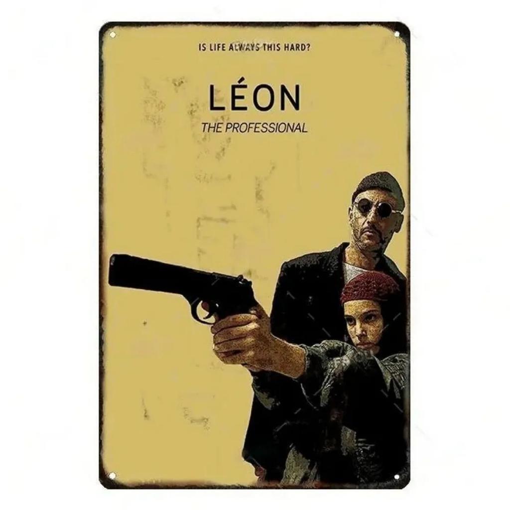 Metal Tin Signs Plaque Classic Movie Wall Decoration Vintage Art Posters Iron Painting for Man Cave Home Cafe Garden Club Bar