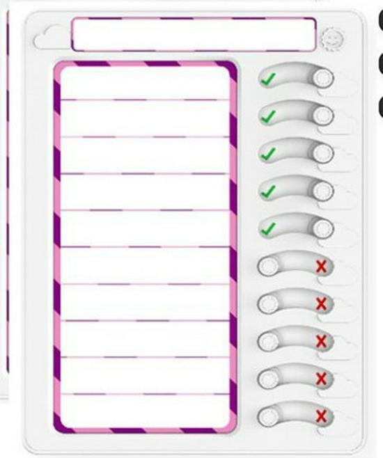 

Новая стираемая детская таблица дел и ежедневник с ползунковым чек-ином
