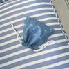 Korean Style, Denim Bow, Fabric Bundle Pocket, Drawstring Gift Bag, Mini, Portable Travel, Touch Up Bag, Storage Bag