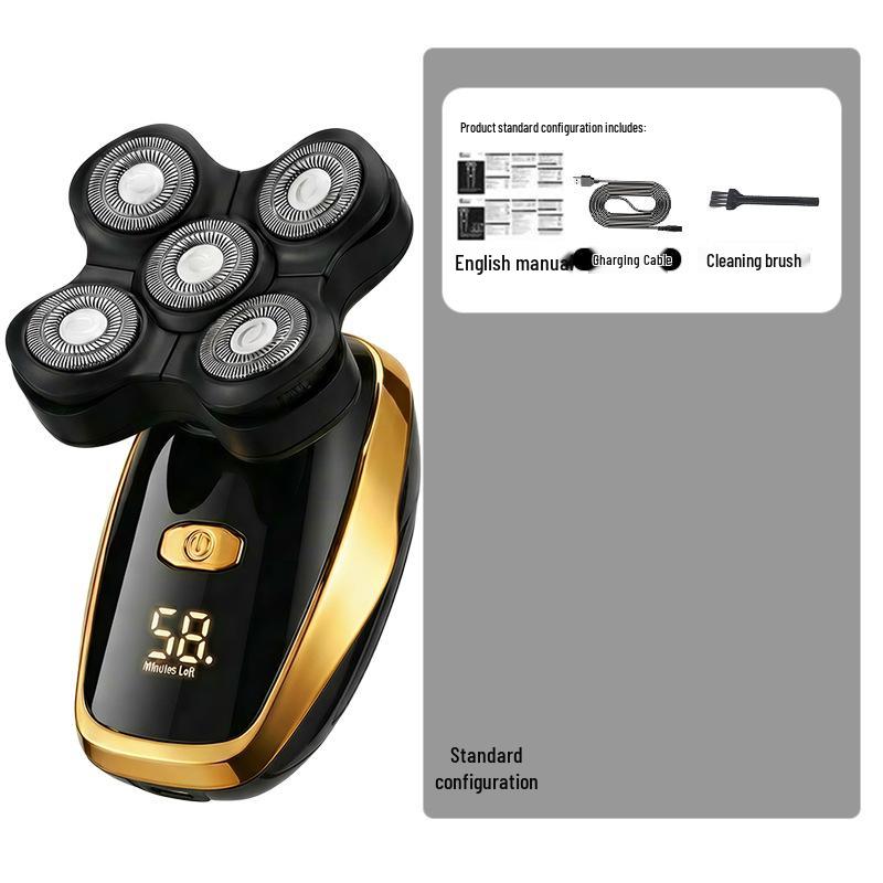 2025 Rechargeable 5-in-1 Electric Shaver with Digital Display, Type-C Charging