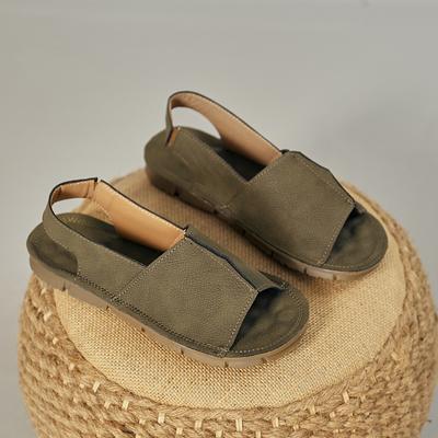 Plus Size Women's Shoes Vintage Niche Versatile Sandals Women's Summer New Women's Versatile Comfortable Flats Womens Shoes