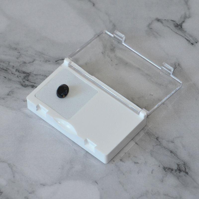 Акриловая коробка-витрина для хранения драгоценных камней с откидной крышкой