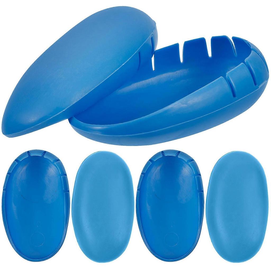 Ear Covers for Dye Waterproof Hair Salon Use .14X1.77X0.79in Silicone Curved To Fit Ears 3Pairs