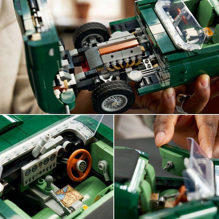 LEGO Icons 11381 - Jaguar E-Type - Set de Construction pour Adulte - Maquette de Voiture