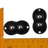 4Pcs Small Double Bead Universal Wheel Stainless Steel Appliance Wheels Mini Roller  Furniture Box