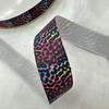 European & American Trend Leopard Print Letter Polyester Ribbed Edge Ribbon - Colorful Clothing & Home Textile Ribbon