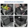 Organizzatore per Sedile Auto e Supporto Lombare 2-in-1 Scatola Portaoggetti Cuscino Supporto Schiena 30L Pieghevole Organizer per Sedile Anteriore Posteriore per SUV Auto Camion Furgone
