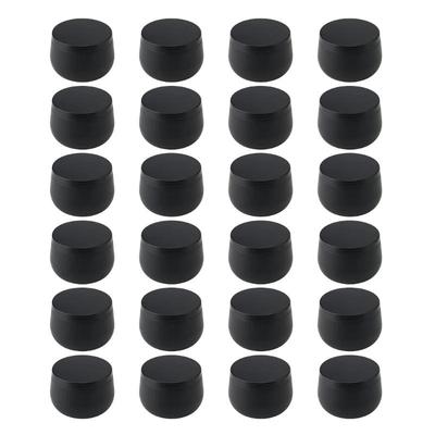 Set of 24 Black Tins Holders with Lids Empty Making Containers Box for DIY Projects and Small Item Storage