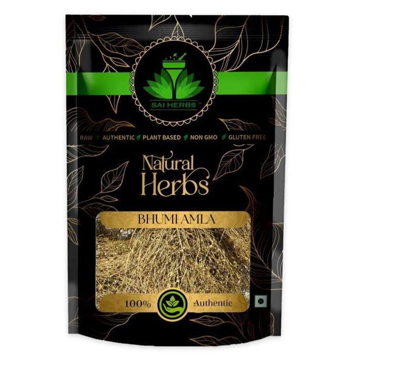 SAI HERBS Bhumi Amla | Bhoomi Awla | Phyllanthus Niruri | Fillanto Niruhi (100 g)
