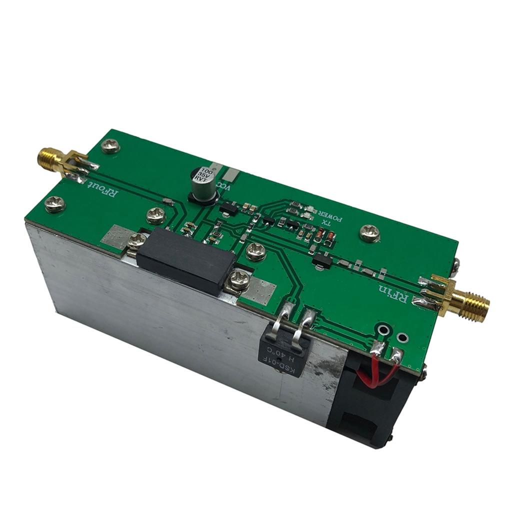 AA58 NEW Upgrade 13W RF Power Amplifier 433MHz (335-480MHz) Radio Frequency Power Amplifier with Heatsink