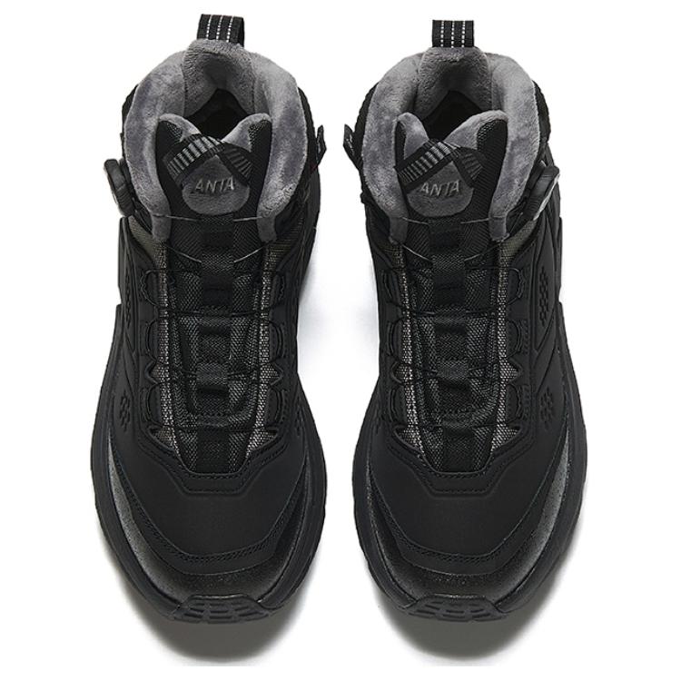 New Anta Wild PRO Non slip Wear resistant Shock Absorption Low Top Casual Shoes Men's Black 112518960-3
