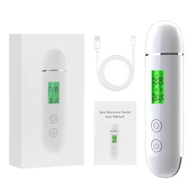 Skin Moisture Oil Tester Portable Facial Skin Fluorescent Detector Temperature Humidity Meter Household Beauty SkinCare Analyzer