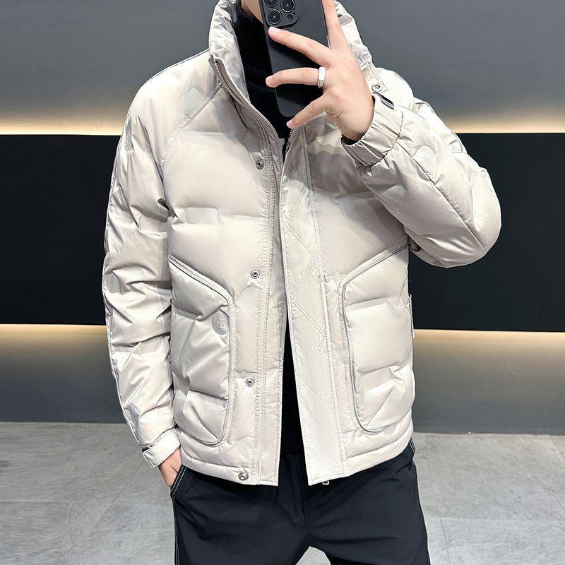 Men's Hooded Winter Down Jacket - Thick, Warm, and Fashionable