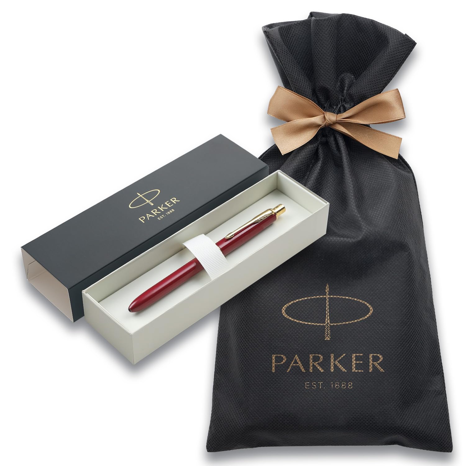 

PARKER Sonnet Original Red GT Ballpoint Pen Red and Mechanical Gift Boxed with Brand Logo Premium Official S111306220 V3 Multi-Function Pen, 3-in-1 (2