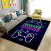 3D Cartoon Gamer Game Controller Area Rug,Carpet Rug for Living Room Bedroom Sofa Doormat Decoration Kid Play Non-slip Floor Mat