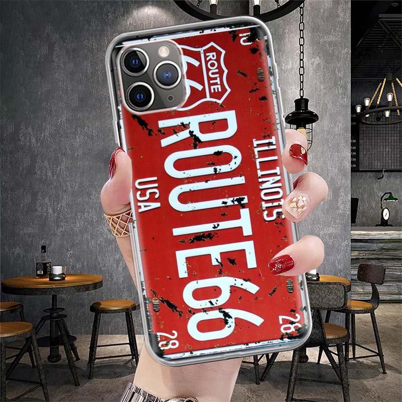 License New York Plate Number Soft Phone Case For IPhone 11 17 Air 16E 16 Pro Max 15 + 14 Plus 13 Mini 12 Apple 7 SE 8 Fundas Co