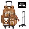 Large Capacity Trolley Schoolbags for Grades 2, 3 & 6 – Lightweight Backpacks for Kids