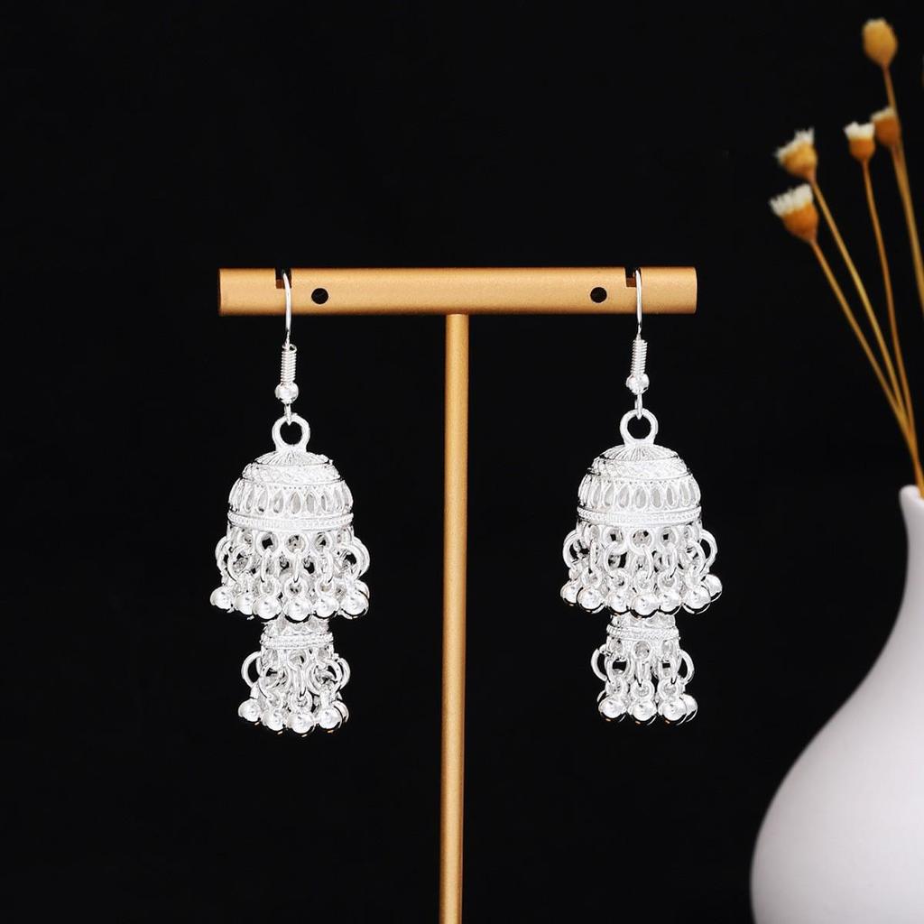 Miao Long Ethnic Tassel Earrings - Luxurious, High-end Fashion Jewelry