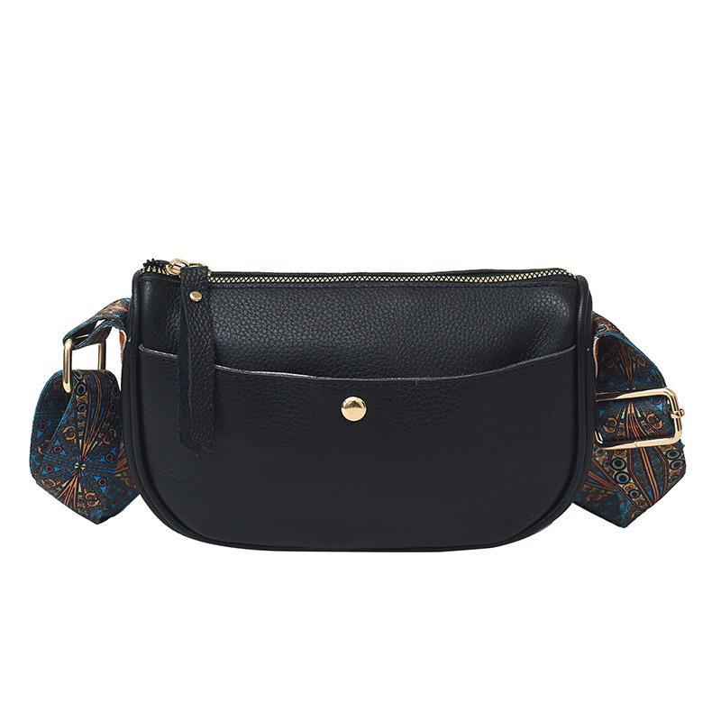 

Genuine Leather Women s Bag Crossbody Bag, High-end Retro Small Square Bag, Fashionable Commuting Single-shoulder Bag