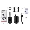 Telescopic Folding Bicycle Mudguard Set - Black