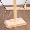 Wooden Ring Toss Game: Two-Person Hook and Ring Table Toy