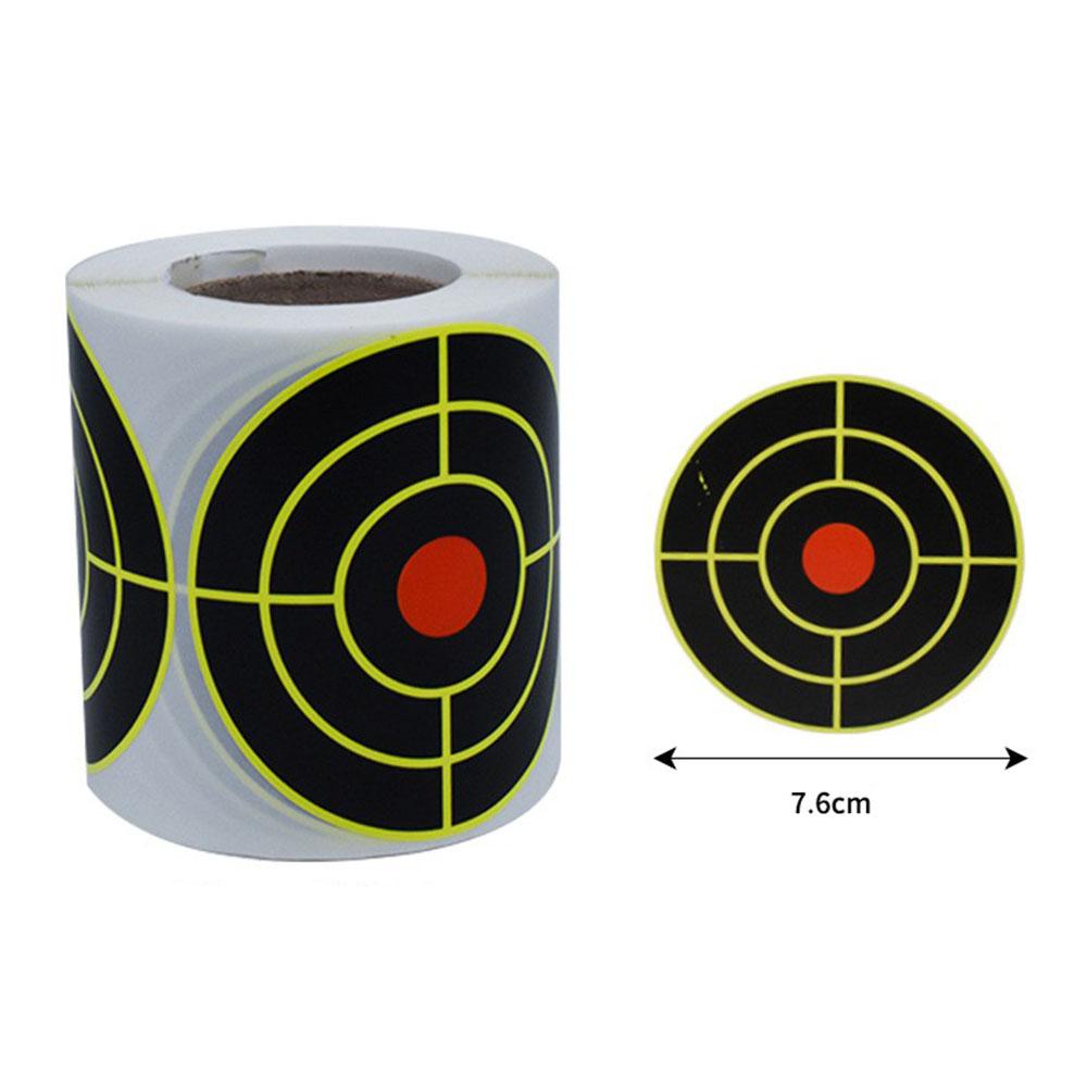 200pcs 7.6cm Self-Adhesive Shooting Splatter Targets Stickers
