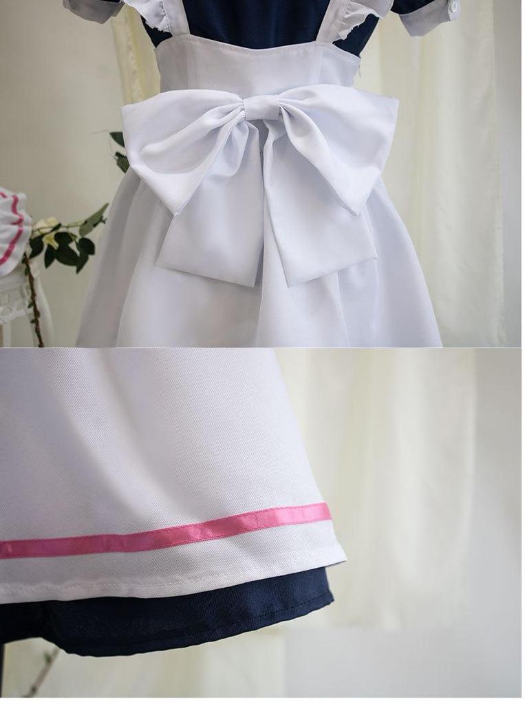 Bold Ayase Momo Maid Outfit with Supernatural Weapon Cosplay Costume - Two-Dimensional Anime Clothing