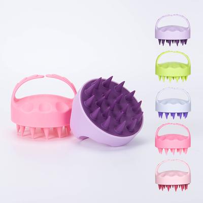 Shampoo Kopfhaut Massagebürste Silikon Weiche Hautfreundliche Haarwaschmassagekamm SPA Massagebürste Schönheit Haar Werkzeug Salon