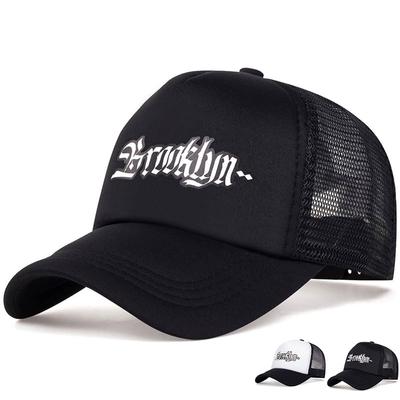 Sommer-Baseballkappe mit Buchstaben-Aufdruck, atmungsaktiv, verstellbar, Mesh, Hip-Hop-Kappen, Outdoor-Sport, Wanderhüte, Trucker-Mütze, Designer-Mütze